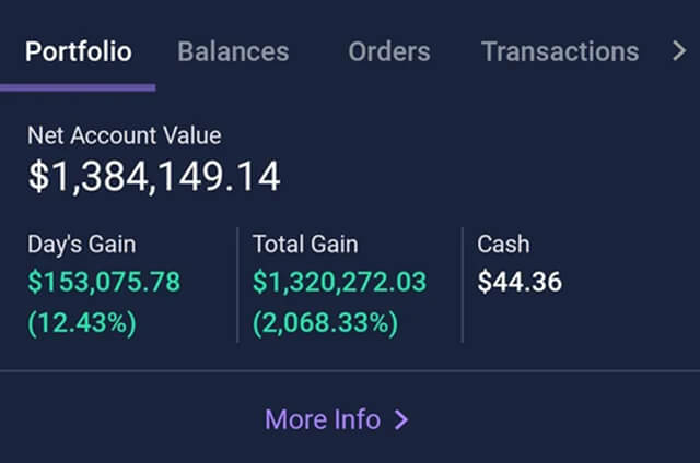 Screenshot shared by Michael H.